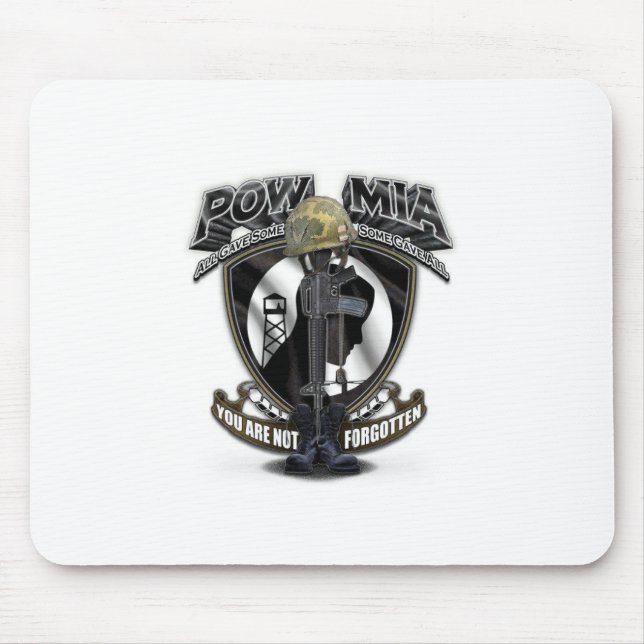 Some Gave All..POW/MIA Mouse Mat (Front)