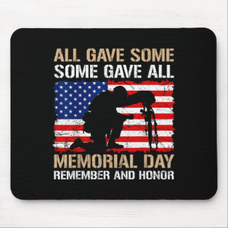 Some Gave Memorial Day Remember Honour USA Fallen Mouse Mat