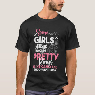 Some Girls Like Diamonds and Pretty Rings Coyote H T-Shirt