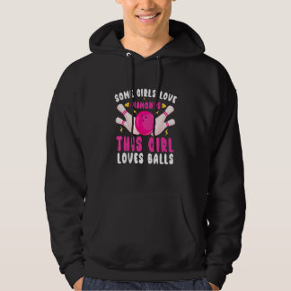 Some Girls Love Diamonds This Girl Loves Balls Hoodie