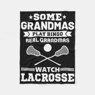 Some Grandmas Play Bingo Real Grandmas Watch Lacro Fleece Blanket