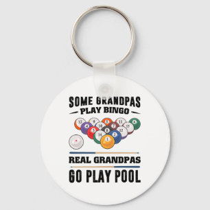 Some Grandpas Play Bingo Real Grandpas Go Play Poo Key Ring