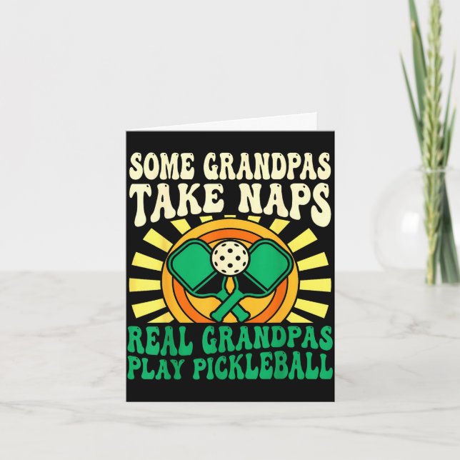 Some grandpas take naps real grandpas play card (Front)