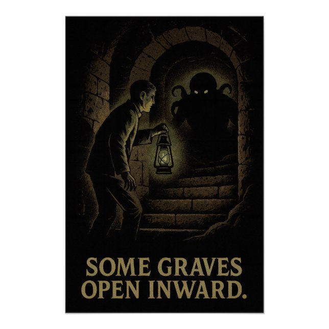 Some Graves Open Inward – A Descent into Eldritch  Poster (Front)