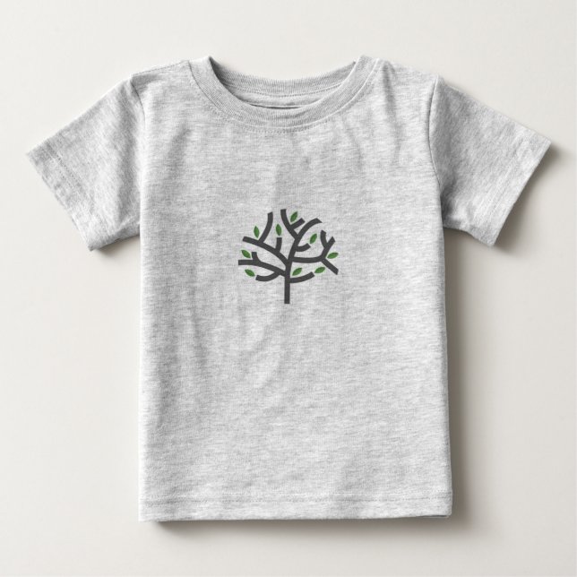 Some green leave tree baby T-Shirt (Front)
