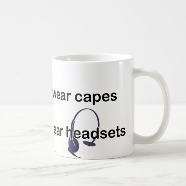 Some Heroes Wear Capes Coffee Mug (Right)