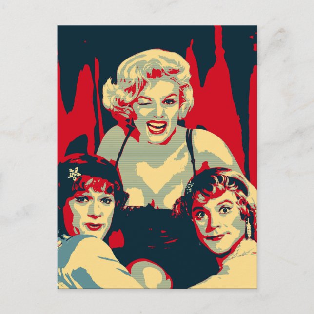 Some like it hot Pop Art Postcard (Front)