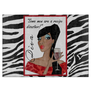 "Some Men Are A Recipe For Disaster!" Cutting Board