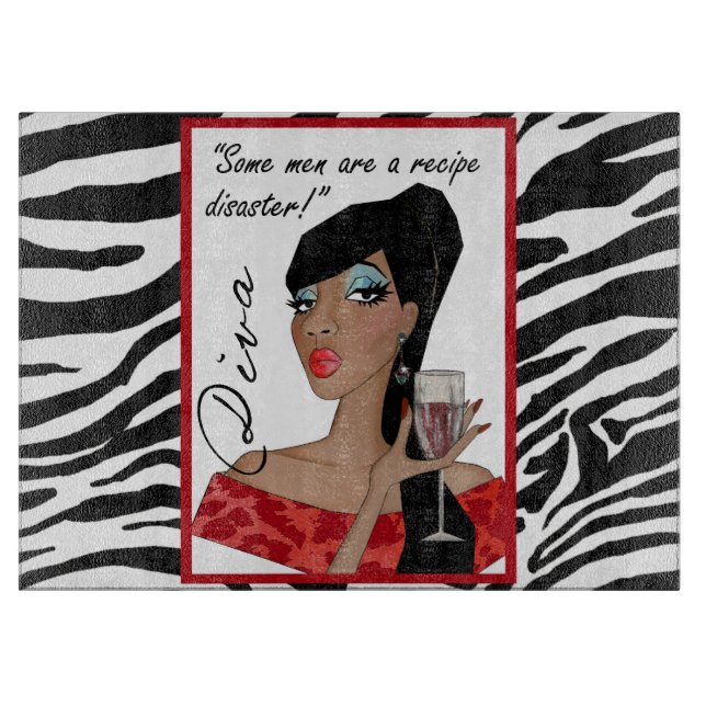 "Some Men Are A Recipe For Disaster!" Cutting Board (Front)
