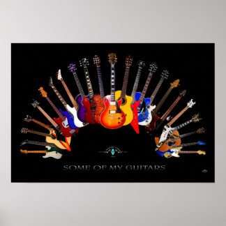 Some of My Guitars ~ SolidSpaceStudio since 1984 Poster