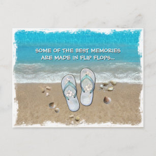 Some of the Best Memories are made in Flip Flops Postcard