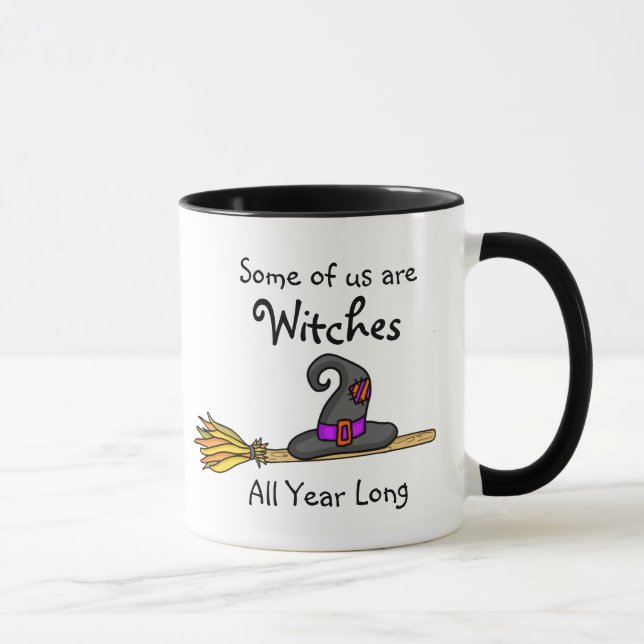 Some of us are Witches all Year Long Mug (Right)