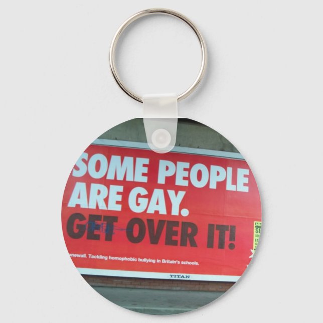 some people are gay key ring (Front)