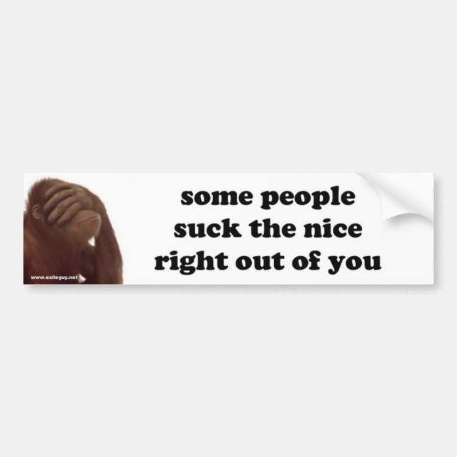 some people bumper sticker (Front)