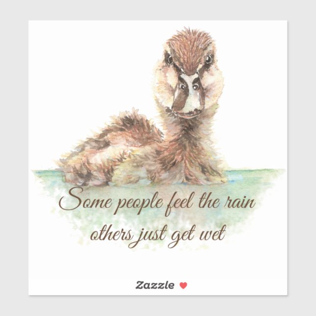 Some People Feel the Rain Inspirational Quote Fun (Sheet)