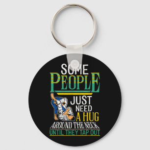 Some People Need A Hug Around The Neck Brazilian Key Ring