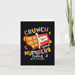 Some Rock The Number Today Teacher Test Day  Card