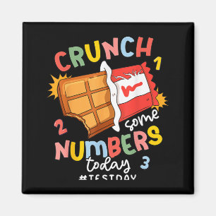 Some Rock The Number Today Teacher Test Day Magnet