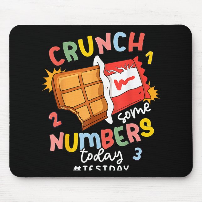 Some Rock The Number Today Teacher Test Day  Mouse Mat (Front)