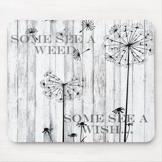 Some See A Weed Mouse Mat (Front)