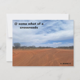 @ some what of a crossroads postcard