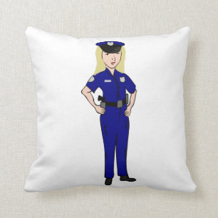 Some Women Clean House Police Officer Humour Cushion