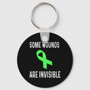 Some Wounds Are Invisible Mental Health Awareness Key Ring