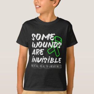 Some Wounds Are Invisible Mental Health Awareness T-Shirt