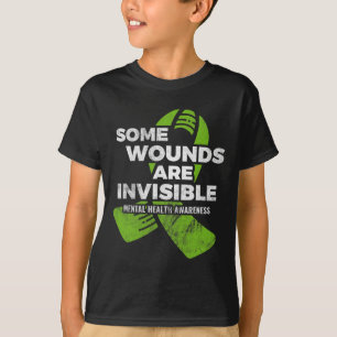 Some Wounds Invisible Mental Health Awareness Psyc T-Shirt