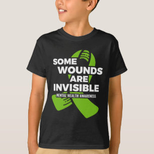 Some Wounds Invisible Mental Health Awareness Psyc T-Shirt