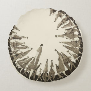 Some Zeitgeist — Core Collection (Diptych) Round Cushion