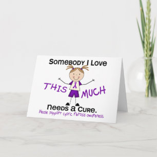 Somebody I Love - Cystic Fibrosis (Girl) Card