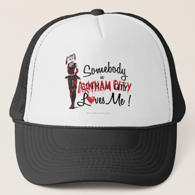 Somebody in AC Loves Me - Harley Trucker Hat (Front)