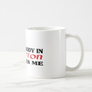 Somebody in Boston loves me t shirt Coffee Mug