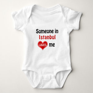Somebody in Istanbul loves me Baby Bodysuit
