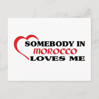 Somebody in Morocco Loves Me Postcard
