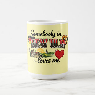 Somebody in New Ulm Loves Me German Heritage Mug