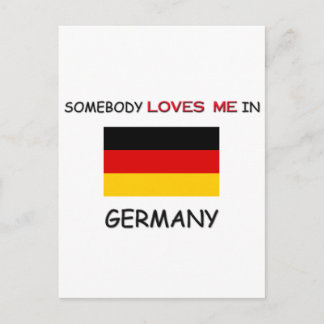 Somebody Loves Me In GERMANY Postcard