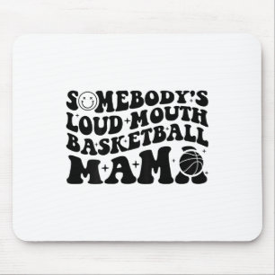 Somebody’s Loud Mouth Sketll Mama Retro Wavy Groov Mouse Mat