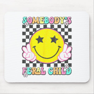 Somebody's Feral Child Toddler Girl And Boy Funny Mouse Mat