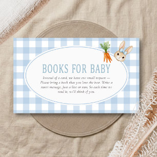 Somebunny Baby Shower Books for Baby Enclosure Card