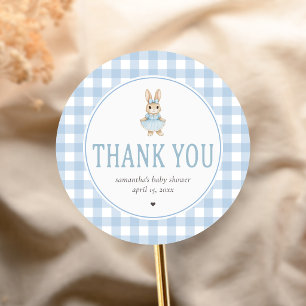 Somebunny Baby Shower Classic Round Sticker