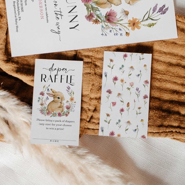 Somebunny Baby Shower Diaper Raffle Cards (Creator Uploaded)