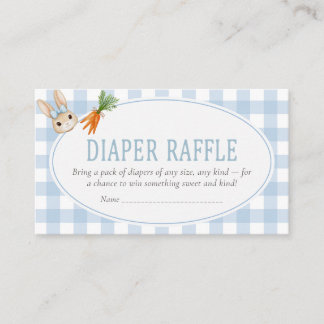 Somebunny Baby Shower Diaper Raffle Enclosure Card