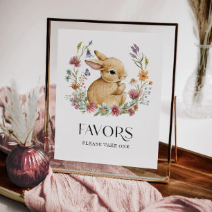 Somebunny Baby Shower Favours Poster