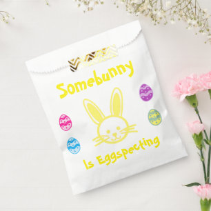 Somebunny Is Eggspecting Easter Pregnancy Favour Bags