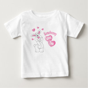Somebunny Loves You Easter Bunny Baby T-Shirt
