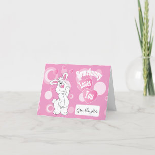 Somebunny Loves You   Easter Holiday Card