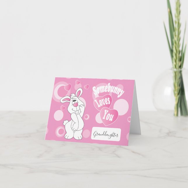 Somebunny Loves You | Easter Holiday Card (Front)