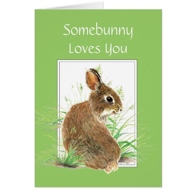 Somebunny Loves You, Rabbit, Bunny (Front)